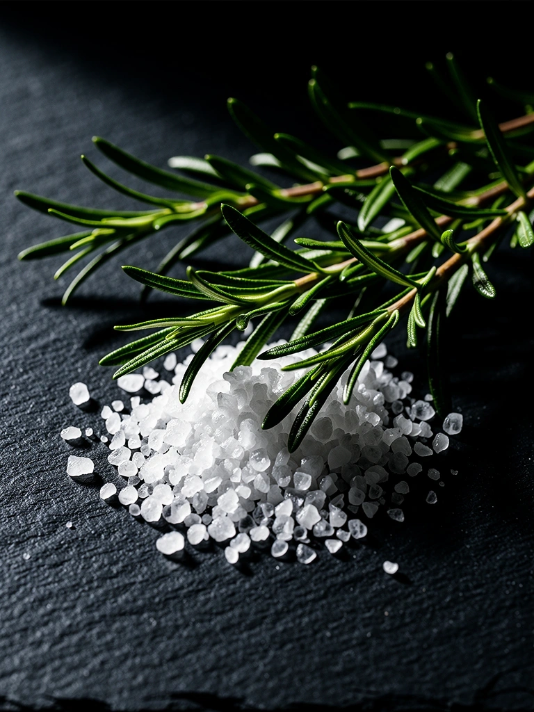 Frische Kräuter auf Schiefer